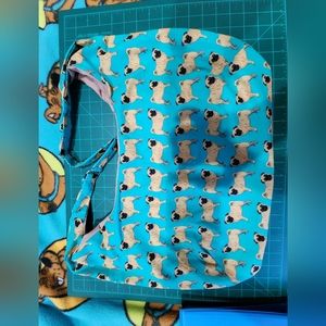 Pug/dog large purse//tote bag